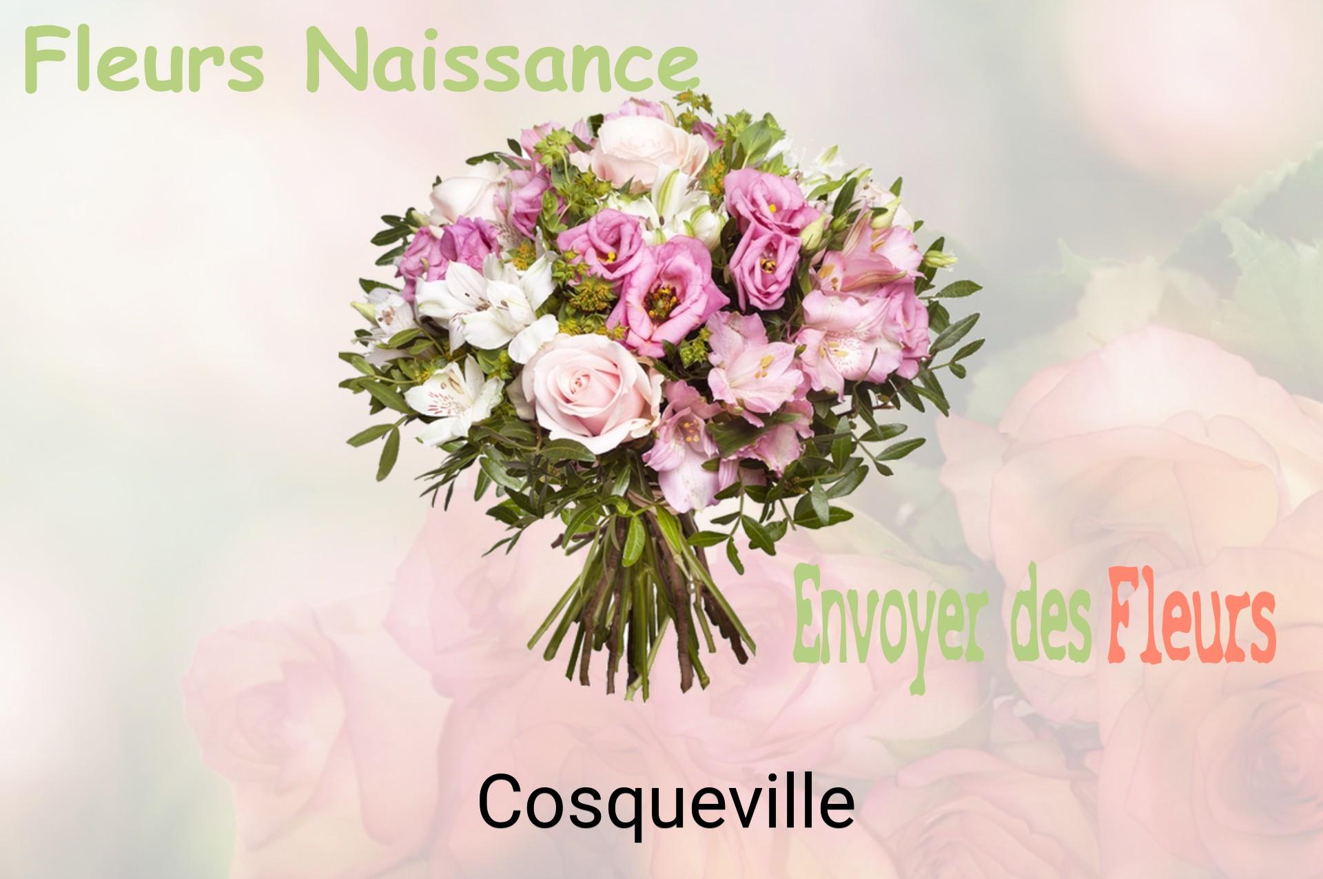 Bouquet de fleurs de naissance livré à Cosqueville